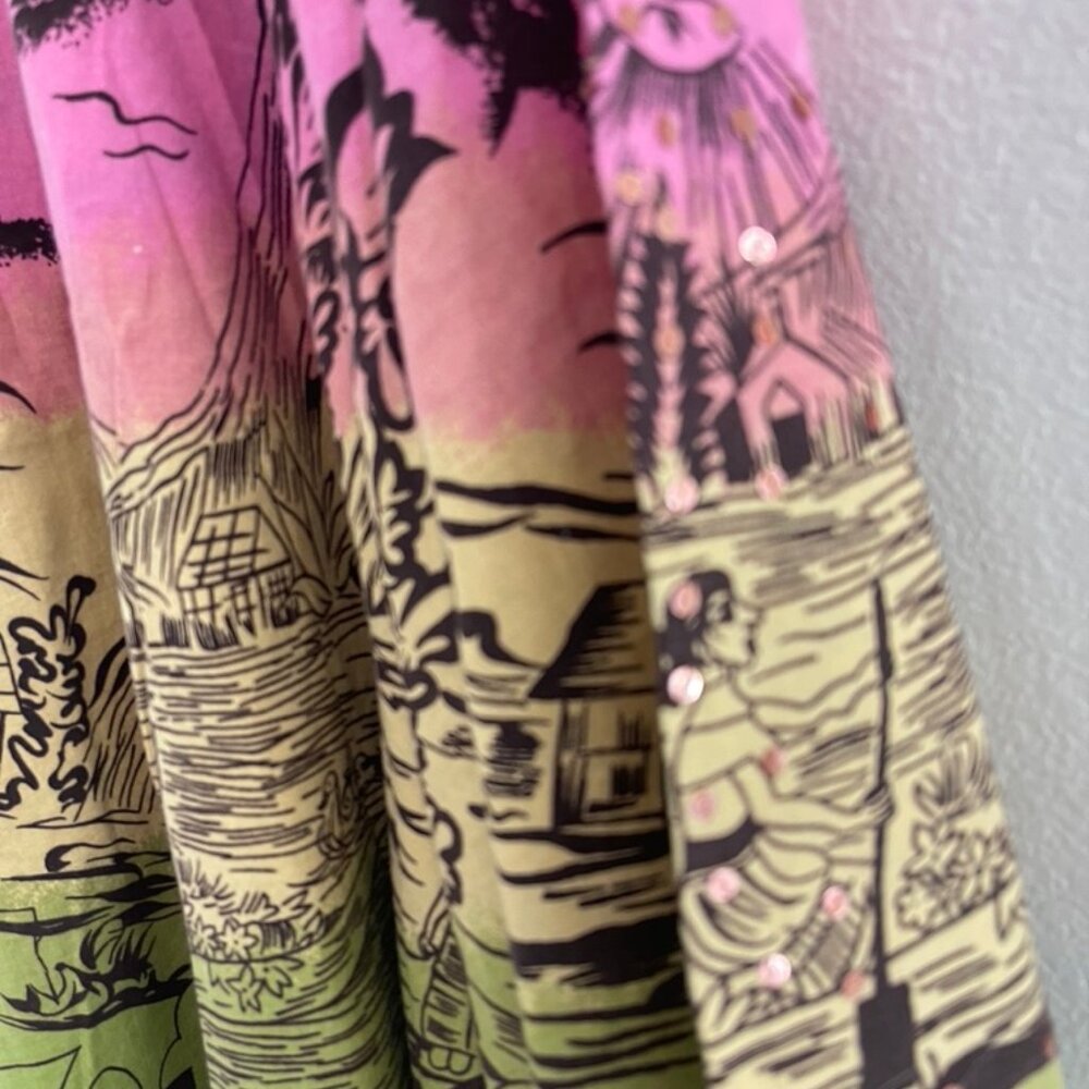 Millenium Multi-Colored 100% Cotton Swing Skirt W… - image 6